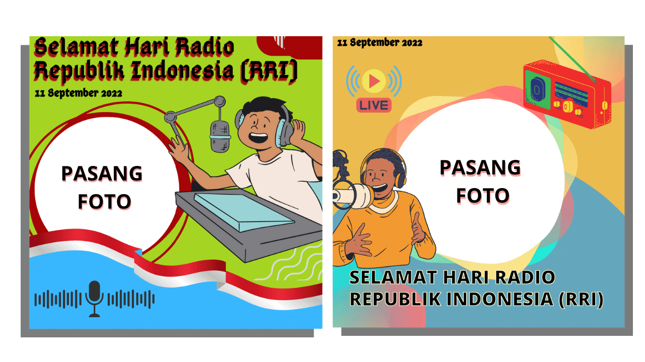 Twibbon Hari Radio Republik Indonesia 2022