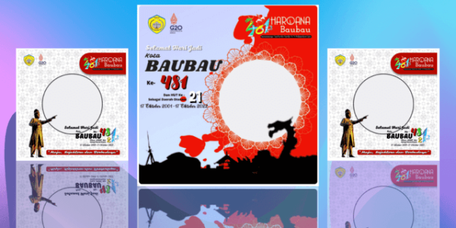 Download Twibbon Kota Baubau Tahun 2022