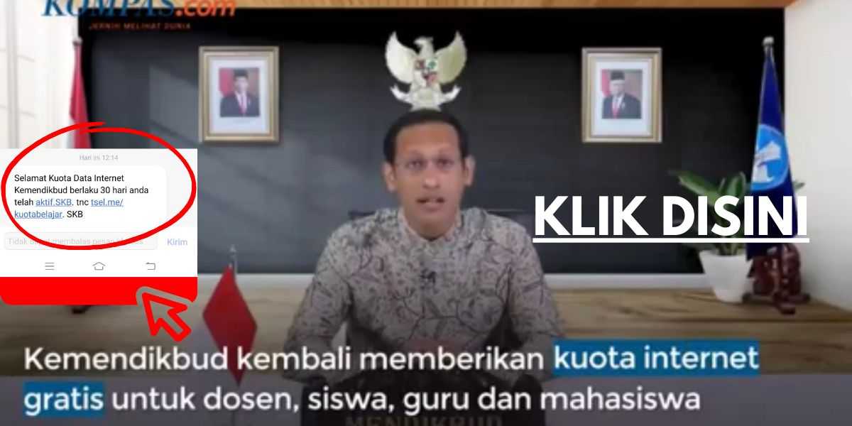 Buruan Klaim, Bantuan Kuota Internet Gratis 15 Gb dari Kemdikbud kembali Cair 1 bantuan kuota internet gratis terbaru