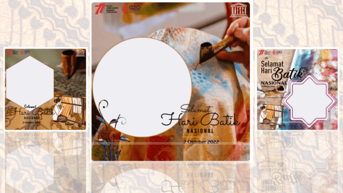 10+ Ragam Twibbon Hari Batik Nasional 2022 1 Twibbon Hari Batik Nasional 2022