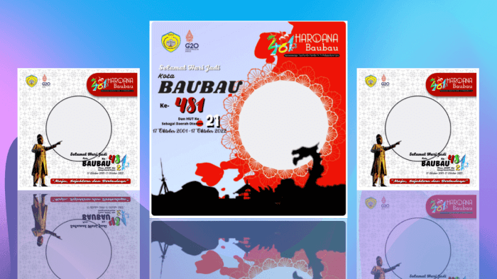 Download Twibbon Kota Baubau Tahun 2022