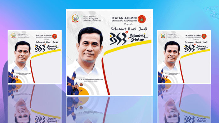 Download Twibbon Hari Jadi Provinsi Sulawesi Selatan Ke 353 - Peringatan hari jadi Provinsi Sulawesi Selatan diperingati setiap 19 Oktober.