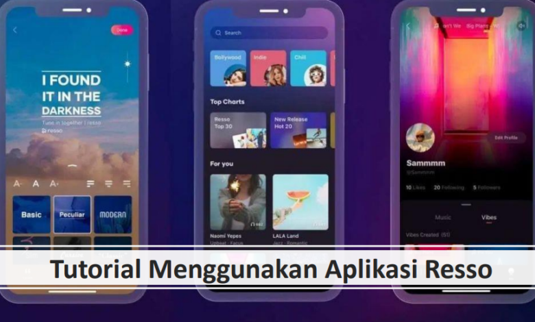 Tutorial menggunakan aplikasi resso