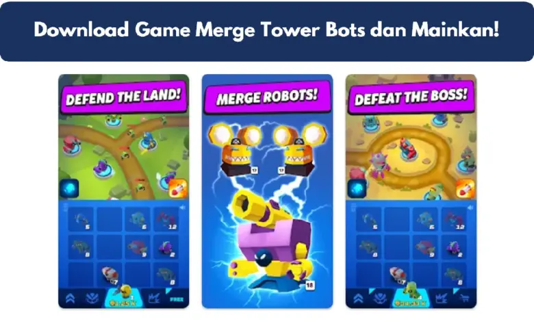 Game Merge Tower Bots