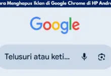 Cara Menghapus Iklan di Google Chrome di HP Android